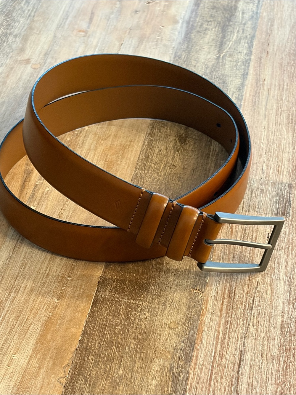 Joseph Abboud Men’s Leather‎ Belt Size 42 / 105 Brown Handcrafted in Italy EUC